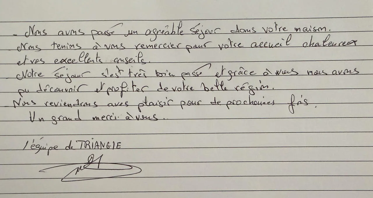 Mot du livre d'or